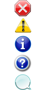 icon set, stop, cancel